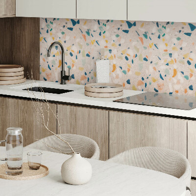Wall panel square Mosaic with intense colors