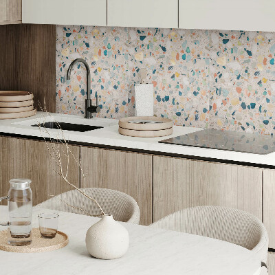 Wall paneling A pattern with a rich composition of stones
