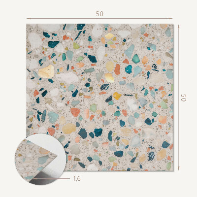 Wall paneling A pattern with a rich composition of stones