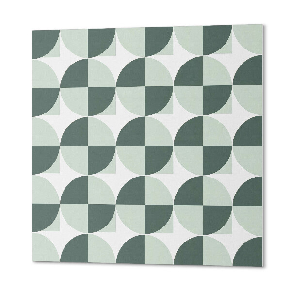 Pvc wall panel square Pattern with circles and squares in geometry