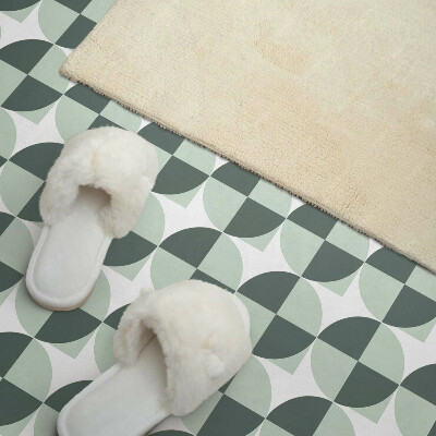 Pvc wall panel square Pattern with circles and squares in geometry