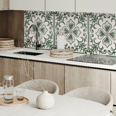 Wall panel square Hearts surrounded by leaves
