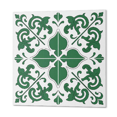 Wall paneling Decorative plant accents with ornaments