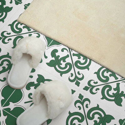 Wall paneling Decorative plant accents with ornaments