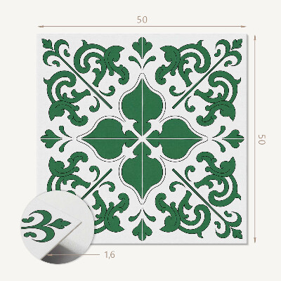 Wall paneling Decorative plant accents with ornaments