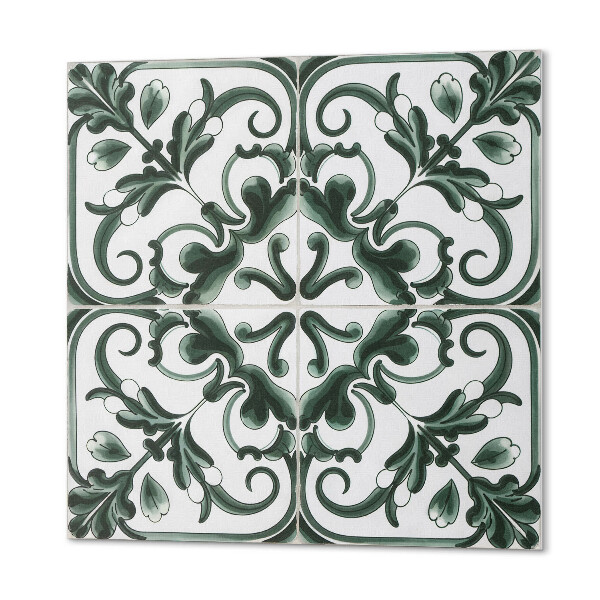 Pvc wall panel square Floral motifs in a square arrangement