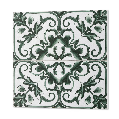 Pvc wall panel square Floral motifs in a square arrangement