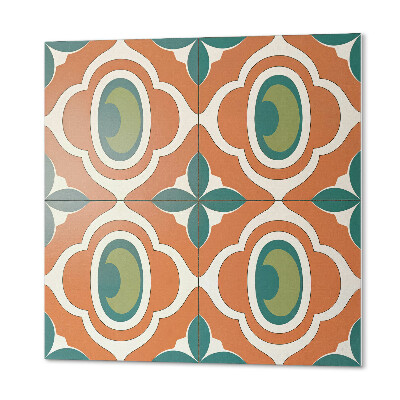 Wall panel square Mosaic with plant elements