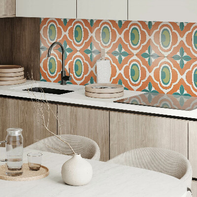 Wall panel square Mosaic with plant elements