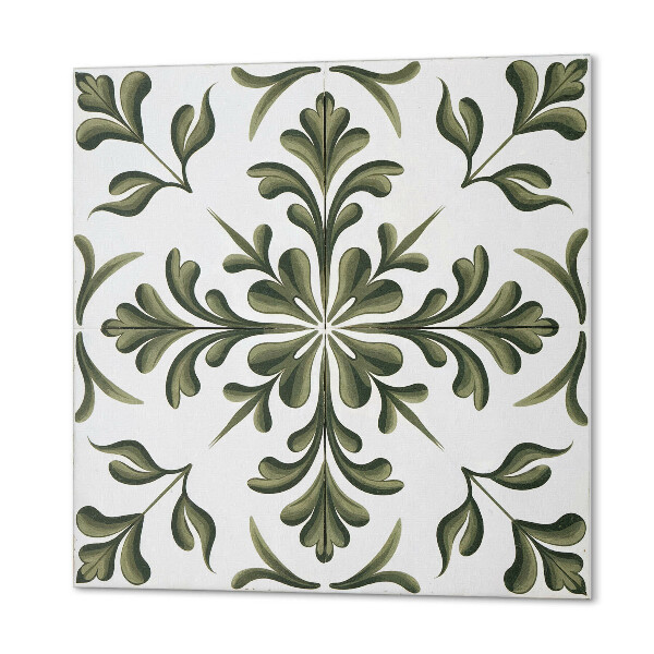 Pvc wall panel square Plant motif