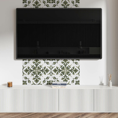 Pvc wall panel square Plant motif