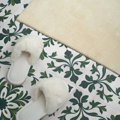 Wall panel square Decorative plant pattern with ornaments