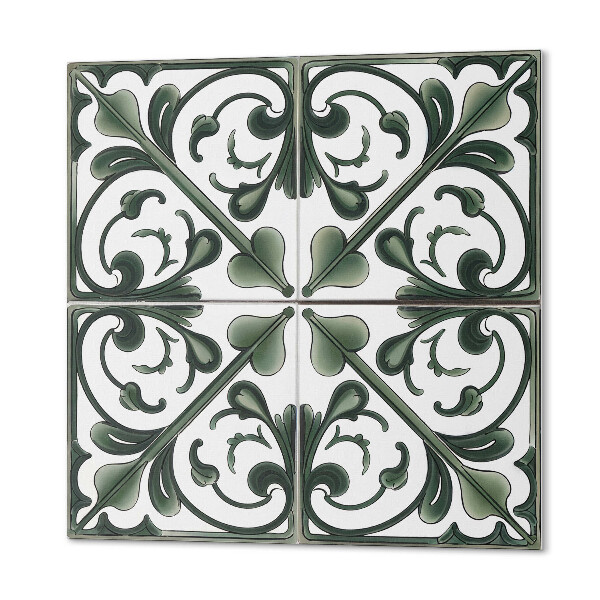 Pvc wall panel square Stylish pattern with plant details