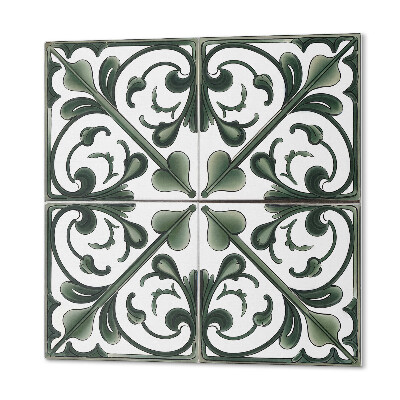 Pvc wall panel square Stylish pattern with plant details