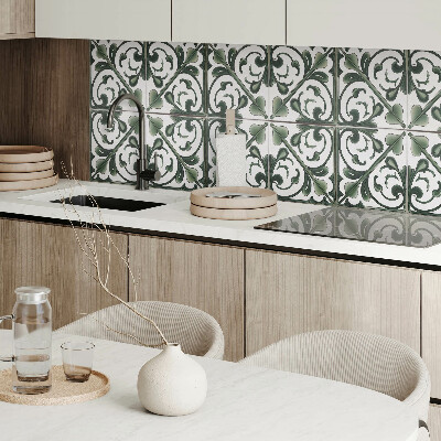 Pvc wall panel square Stylish pattern with plant details