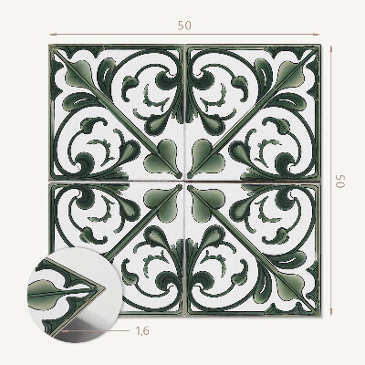 Pvc wall panel square Stylish pattern with plant details