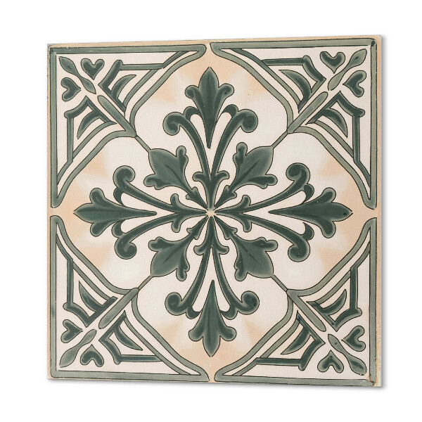 Wall panel square Plant shapes in a square arrangement