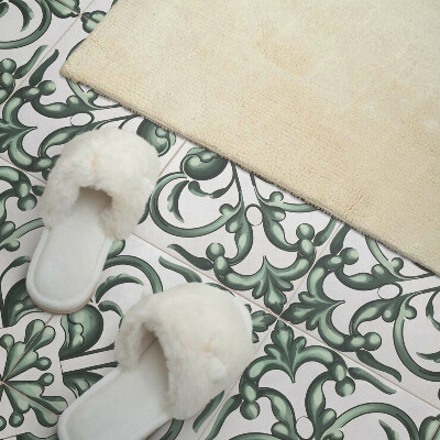 Pvc wall panel square Plant harmony in a symmetrical design