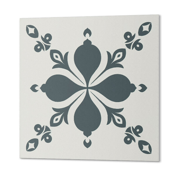 Pvc wall panel square Leaf Ornament