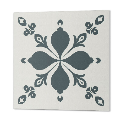 Pvc wall panel square Leaf Ornament