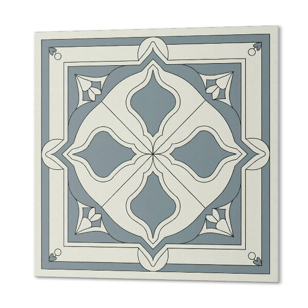 Wall paneling Floral motif on tiles