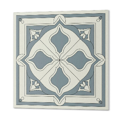 Wall paneling Floral motif on tiles