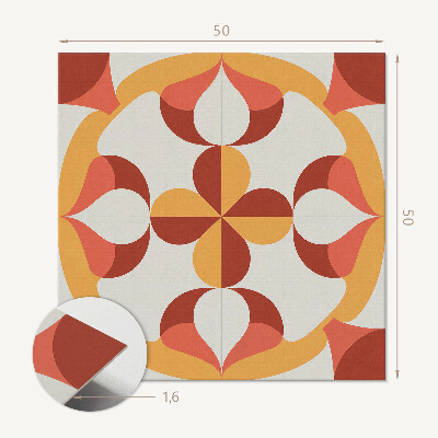 Wall panel square Stylish geometric pattern