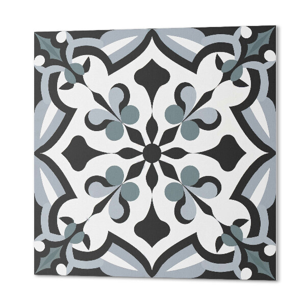Pvc wall panel square Modern floral pattern