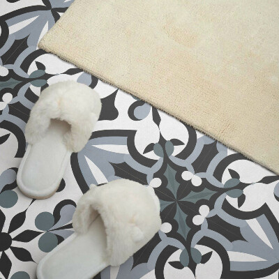 Pvc wall panel square Modern floral pattern