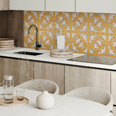 Pvc wall panel square Mosaic style flowers