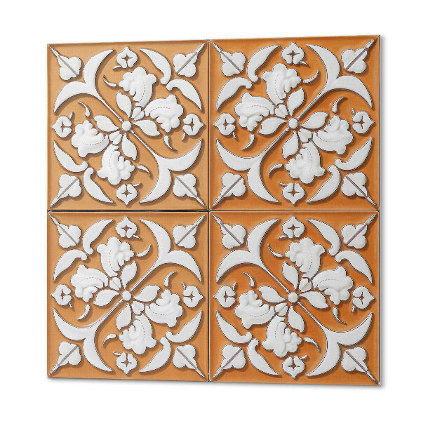 Wall paneling Floral accents in a modern design