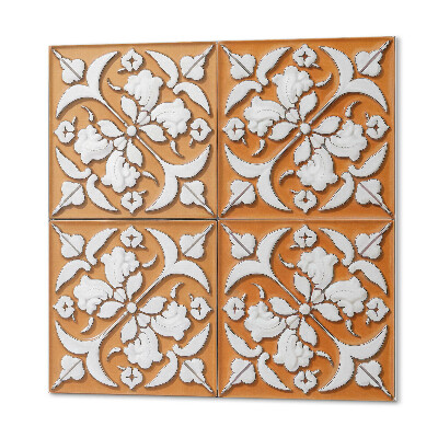 Wall paneling Floral accents in a modern design
