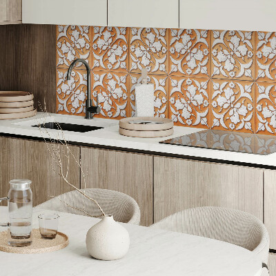 Wall paneling Floral accents in a modern design