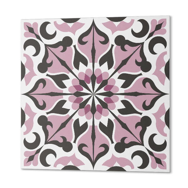 Pvc wall panel square Harmony of plants in a symmetrical pattern