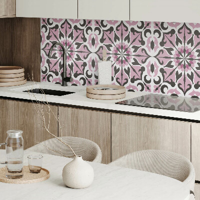 Pvc wall panel square Harmony of plants in a symmetrical pattern