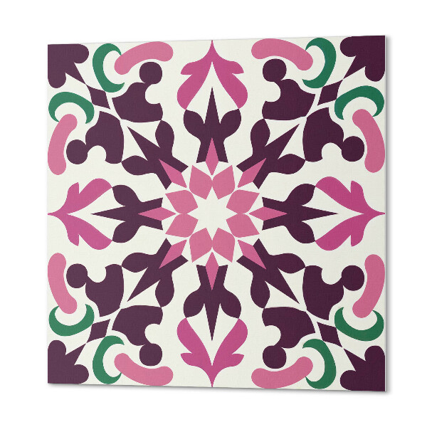 Wall panel square Harmony of plant shapes
