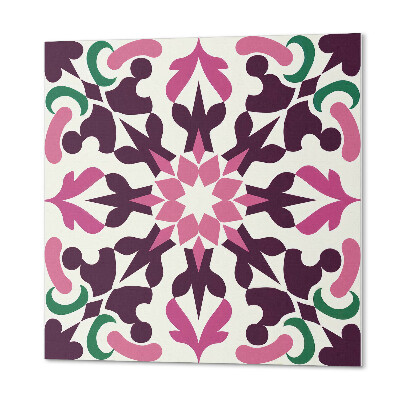Wall panel square Harmony of plant shapes