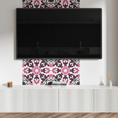 Wall panel square Harmony of plant shapes