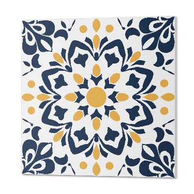 Pvc wall panel square Floral inspirations in mandala design