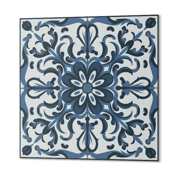 Pvc wall panel square Decorative flowers with intricate patterns