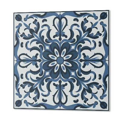 Pvc wall panel square Decorative flowers with intricate patterns