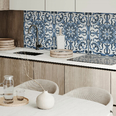Pvc wall panel square Decorative flowers with intricate patterns