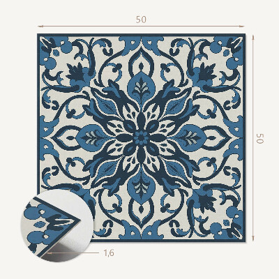Wall paneling Floral pattern with leaves