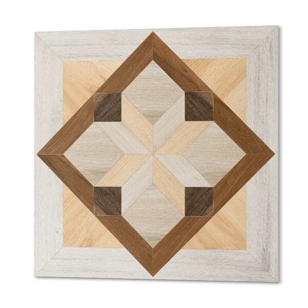 Wall panel square Square pattern with geometric lines