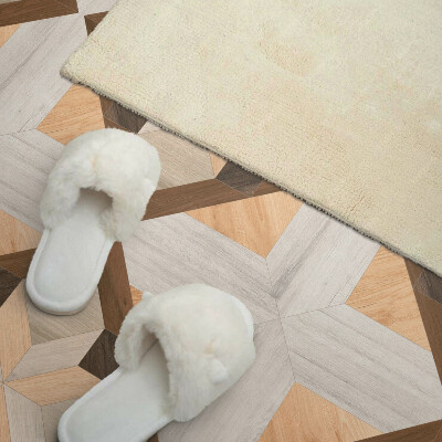 Wall panel square Square pattern with geometric lines