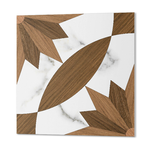 Wall paneling Geometric combination with wood elements