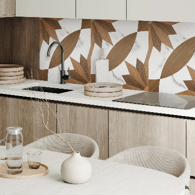 Wall paneling Geometric combination with wood elements