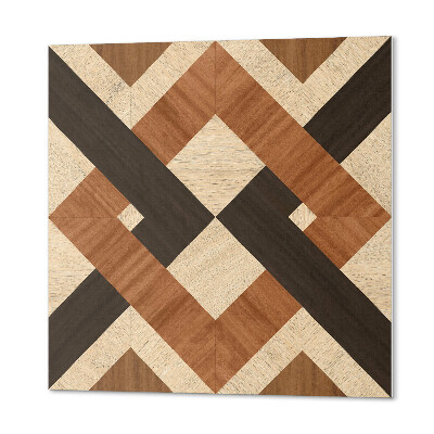 Wall panel square Geometric Wood Pattern
