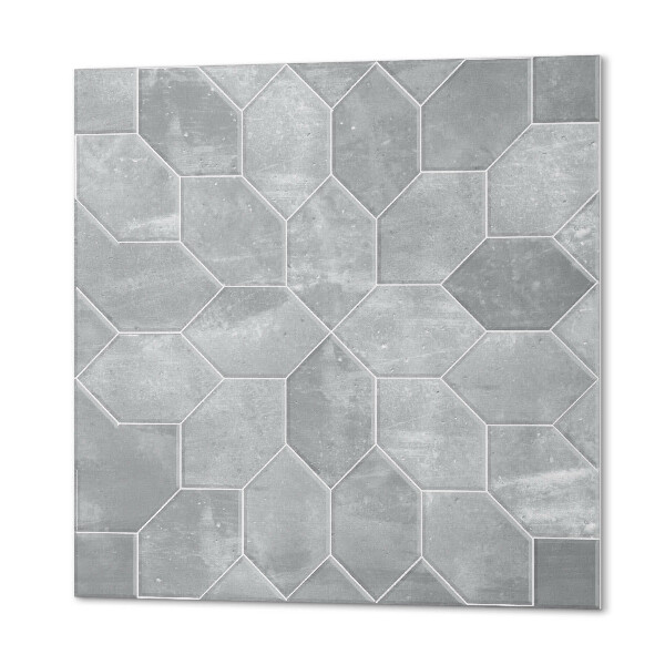 Wall paneling Geometric mosaic in a hexagonal arrangement