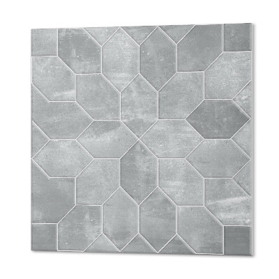 Wall paneling Geometric mosaic in a hexagonal arrangement
